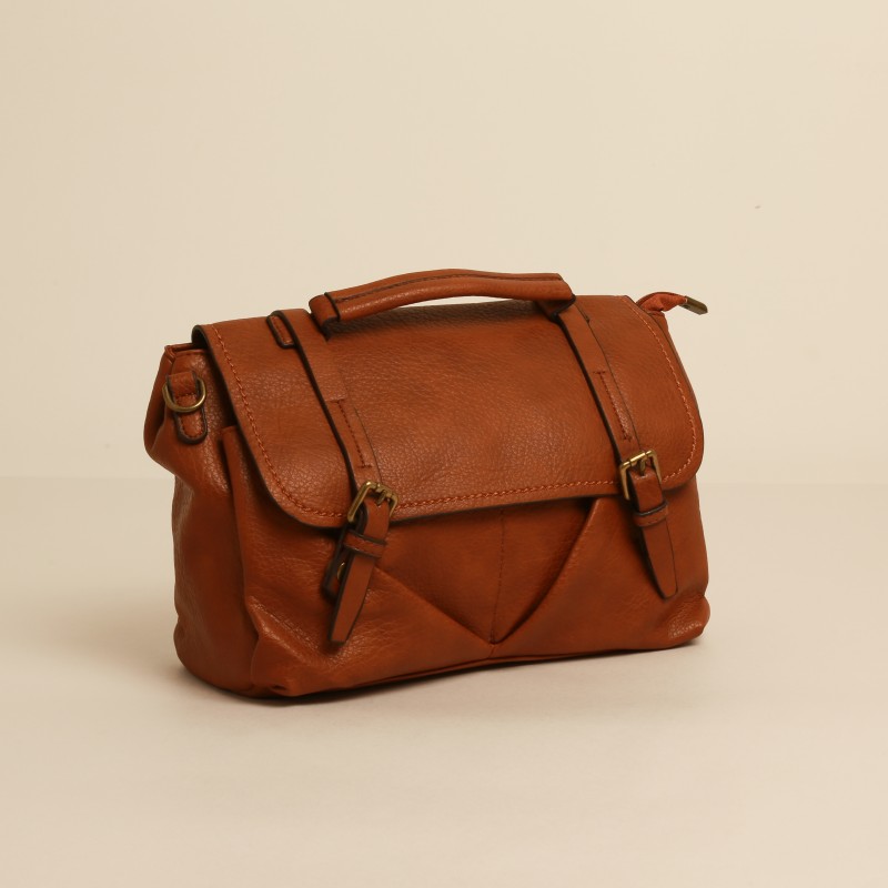 Sac-Simili Cuir-Marron-REF 0696