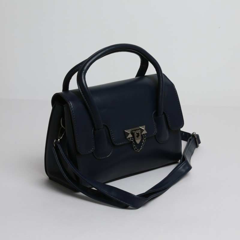 Sac-Simili Cuir-bleu Nuit-REF 0698